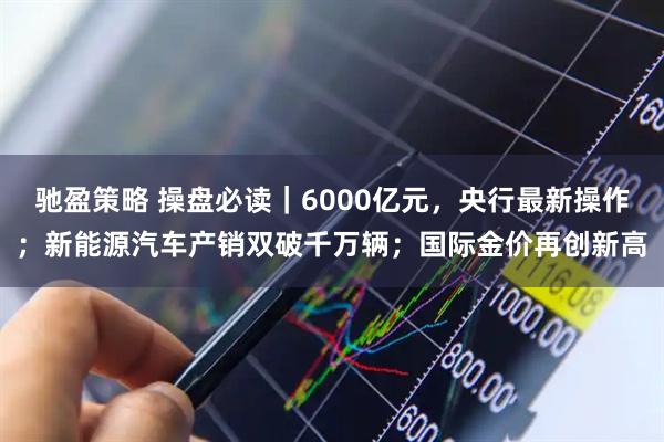 驰盈策略 操盘必读｜6000亿元，央行最新操作；新能源汽车产销双破千万辆；国际金价再创新高